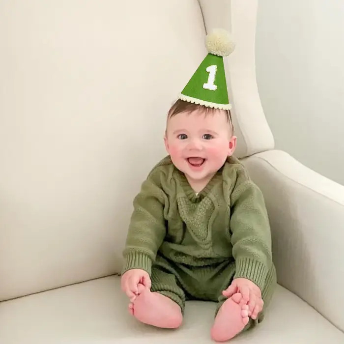 Chapeau de premier anniversaire pour bébés garçons et filles