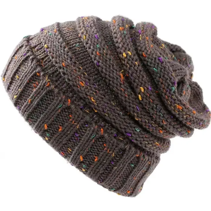 Femmes automne hiver tricoté casquettes mignon chaud vêtements d'extérieur chapeaux bleu noir