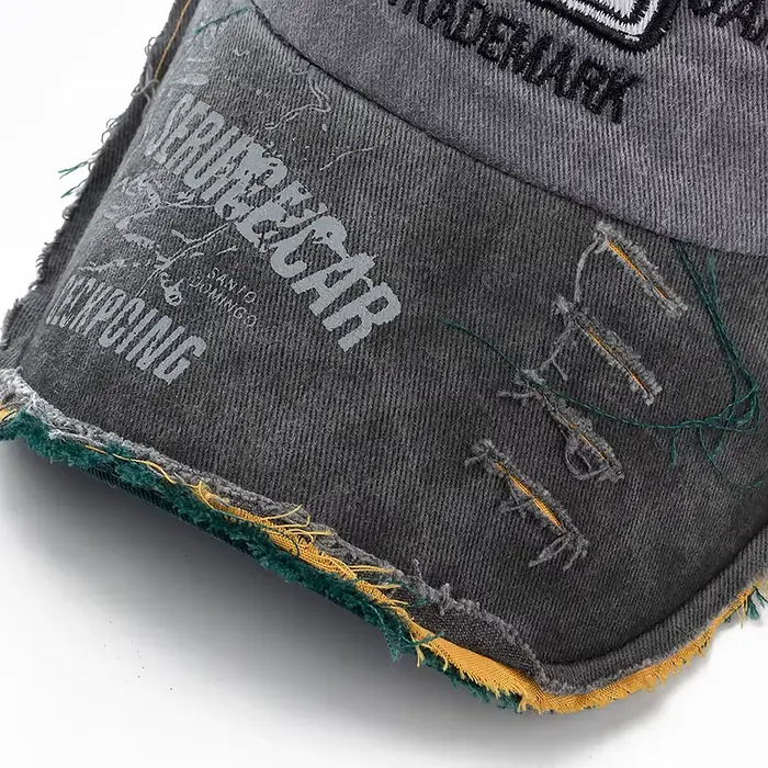 Casquette Rock Shark en coton avec lettres de cowboy pour hommes et femmes, protection solaire réglable, chapeau multifonction pour quatre saisons et voyages