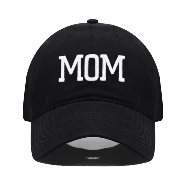 Casquette de Baseball en coton pur brodée DAD MOM pour hommes et femmes, casquette de sport et de Go