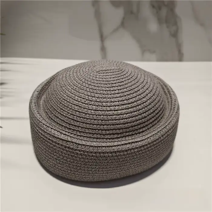 Nouveau Chapeau de Soleil en Paille Style Rétro, Design Artistique, Large Bord, Béret de Peintre, De