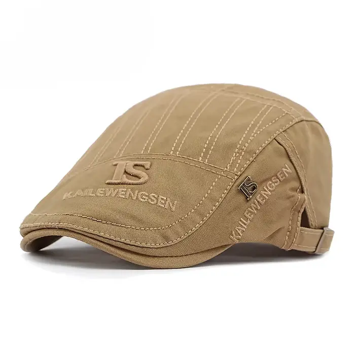 Chapeau 2026 pour homme, printemps-été, brodé, en coton, style britannique vintage, tendance, pour f