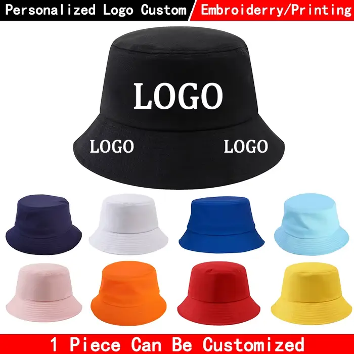 Chapeau seau avec LOGO personnalisé