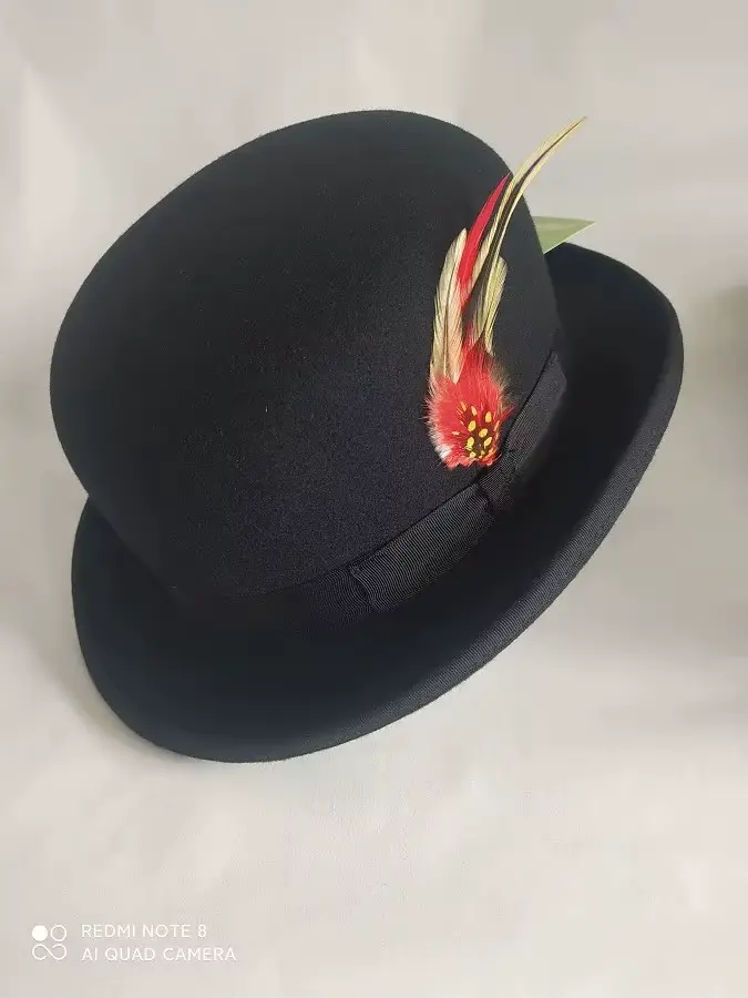 LIHUA – chapeau de Cowboy 100% laine, casquette cavalier imperméable à la mode Chapeau ajustable noi