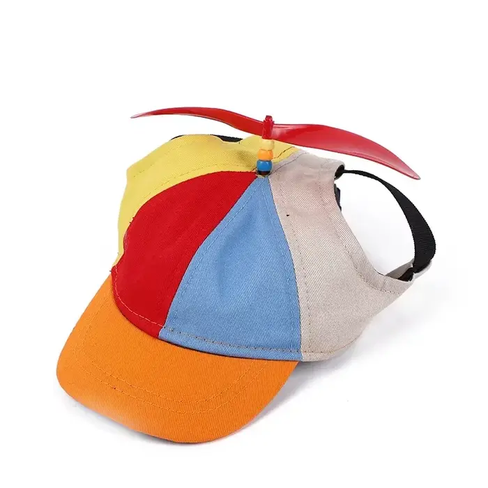 Chapeau à hélice pour chien, coloré, détachable, Adorable, résistant au soleil, respirant, remplacem
