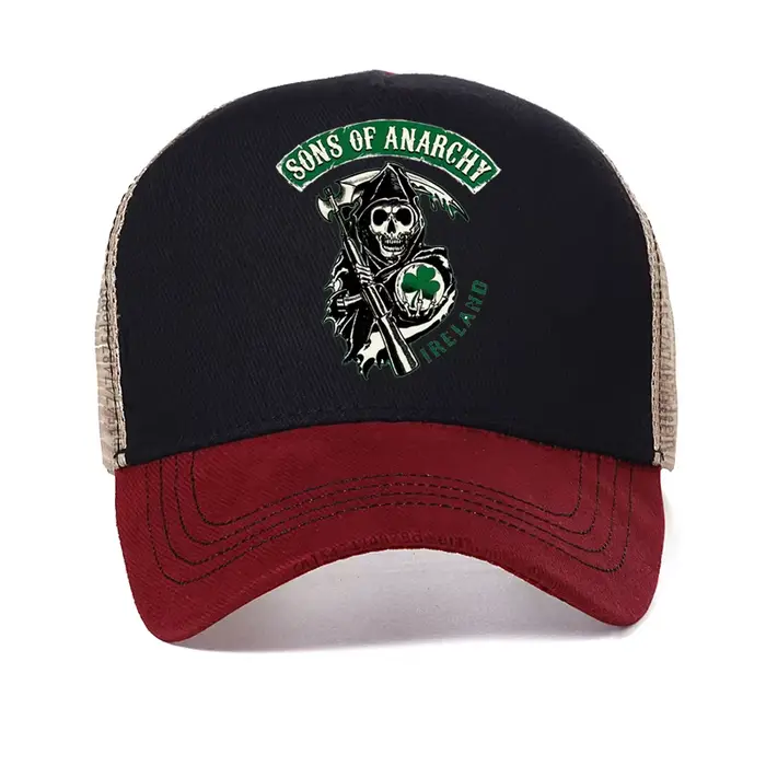 Casquette de baseball SAMCRO SOA Sons of Anarchy Skull