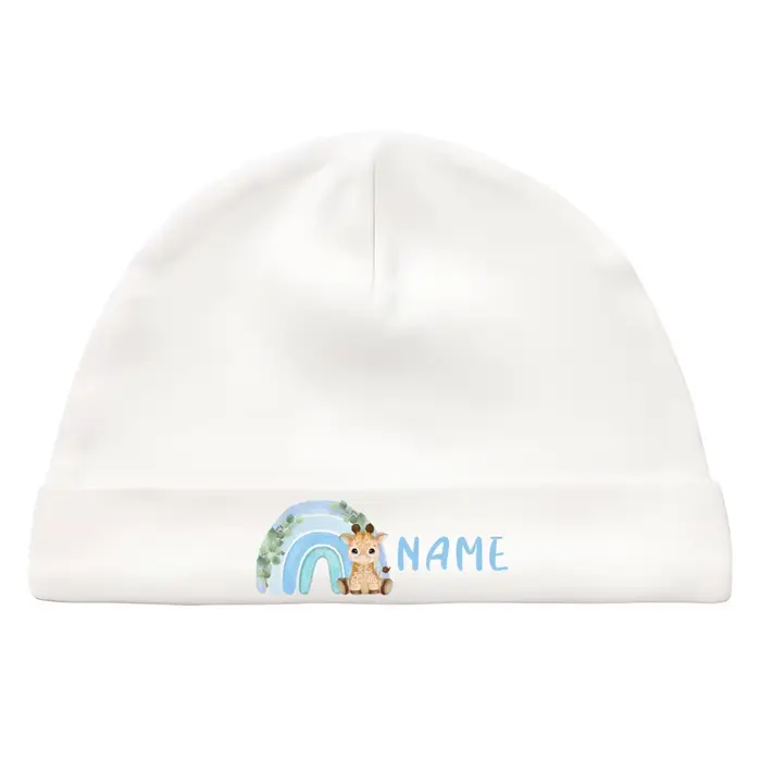 Chapeau personnalisé pour nouveau-né avec nom, cadeau de réception-cadeau pour bébé, casquette d'hôp