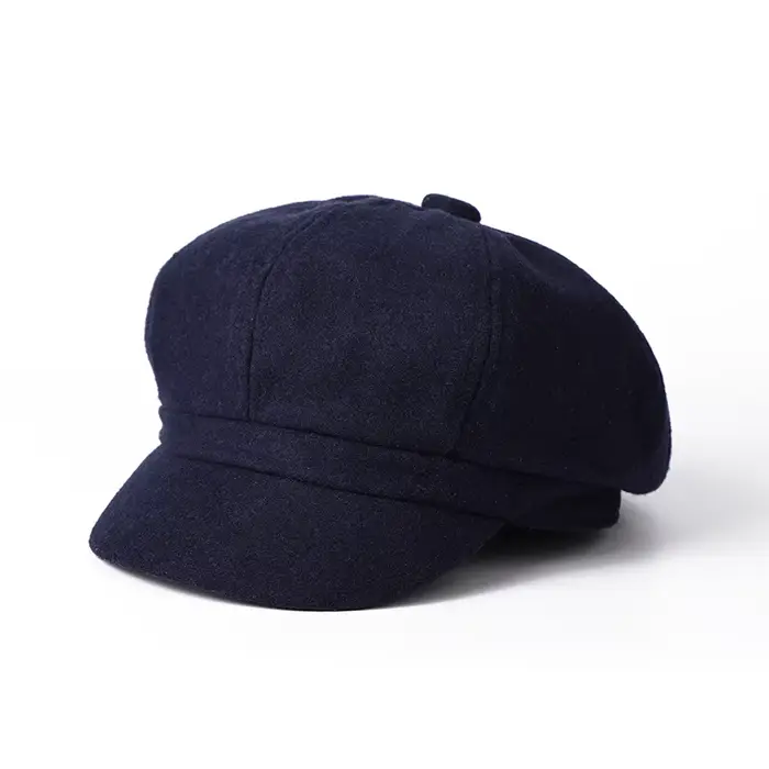 COKK-Béret Octogonal Rétro pour Femme, Casquette de Peintre, Garde au Chaud, Casquette Gavroche Déco
