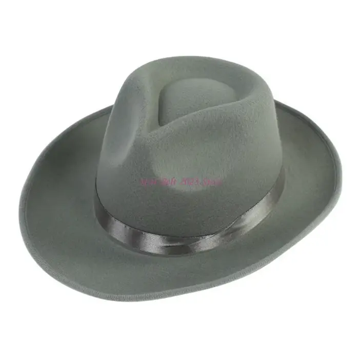 49ME – chapeau classique pour femmes hommes, avec ceinture, Panama, chapeau magicien, Costume Cospla