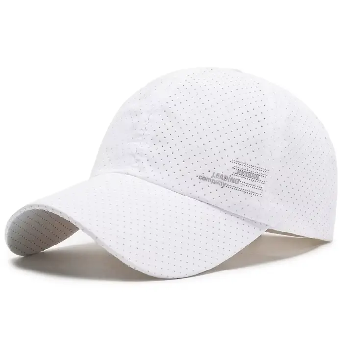 Casquette de baseball en maille à séchage rapide pour homme, imperméable, respirante, parfaite pour 