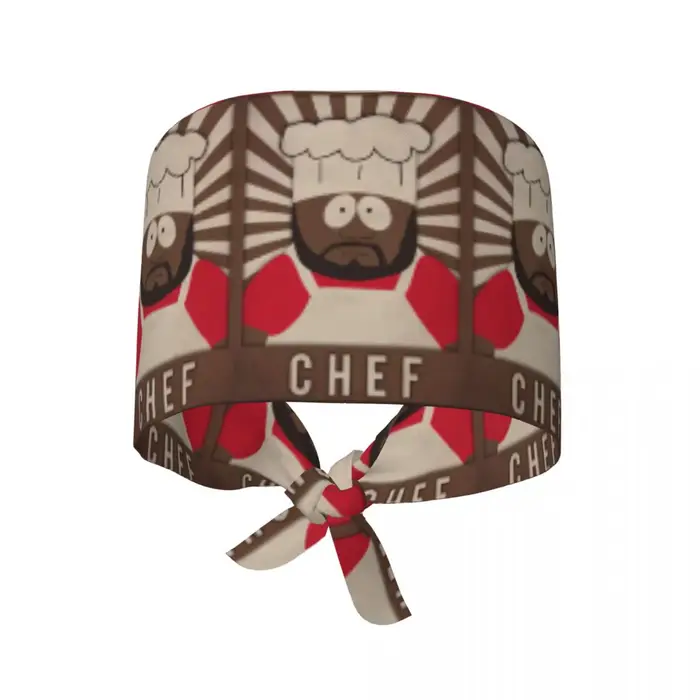 Chapeau de chef Southpark, bonnet chirurgical unisexe réglable pour infirmières et dentistes