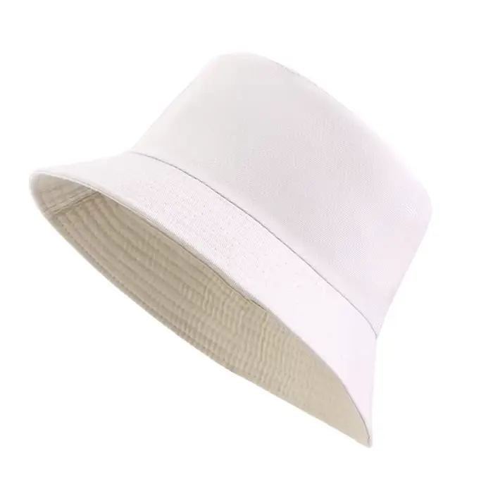 Chapeaux Bob en Coton Réversibles Personnalisés avec Logo Brodé pour Hommes et Femmes, Protection So