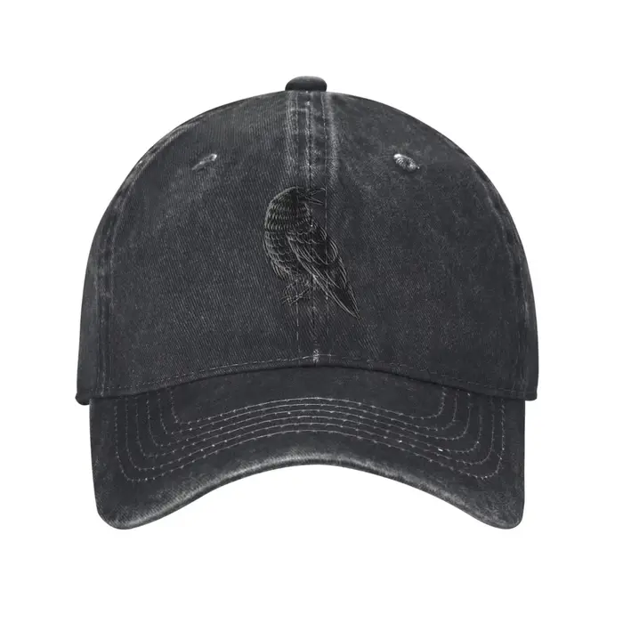 Casquettes de baseball unisexes Black Raven