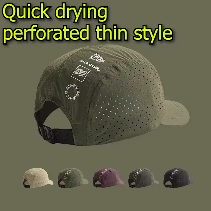 Casquette de baseball unisexe respirante 1 pièce