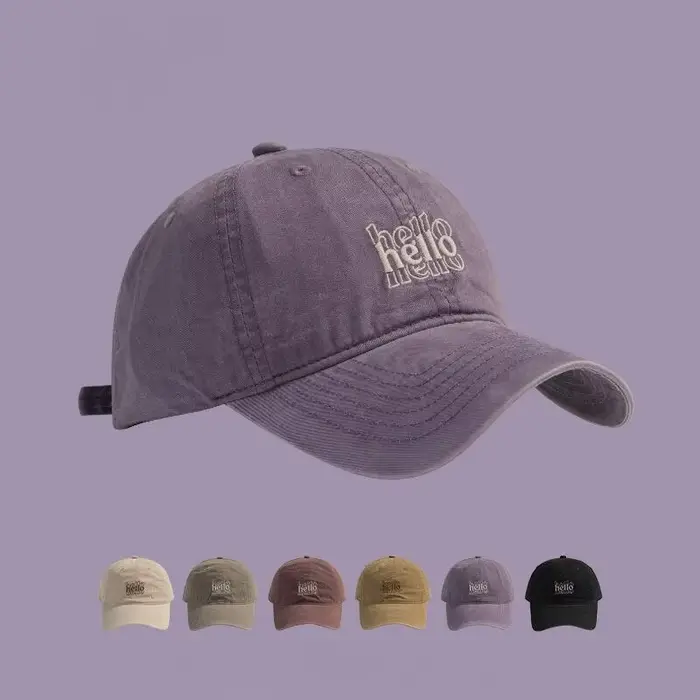 Casquette de baseball en maille brodée pour hommes et femmes