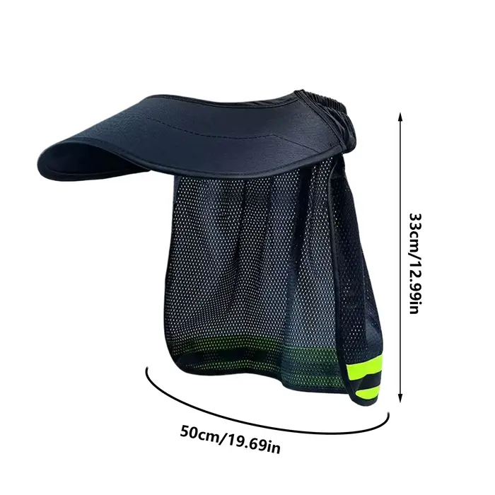 Casque de sécurité pare-soleil, Protection solaire de Construction, respirant, refroidissement, acce