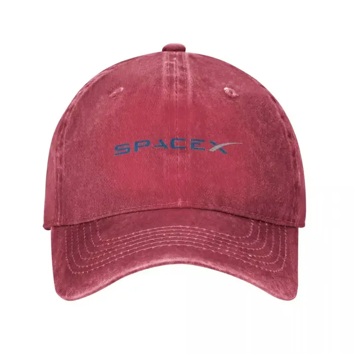 Casquette de Baseball Vintage avec Logo de SpaceX Space X