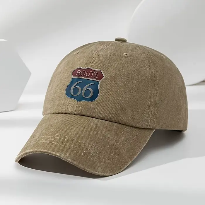 Casquette de baseball vintage Route 66 pour hommes et femmes
