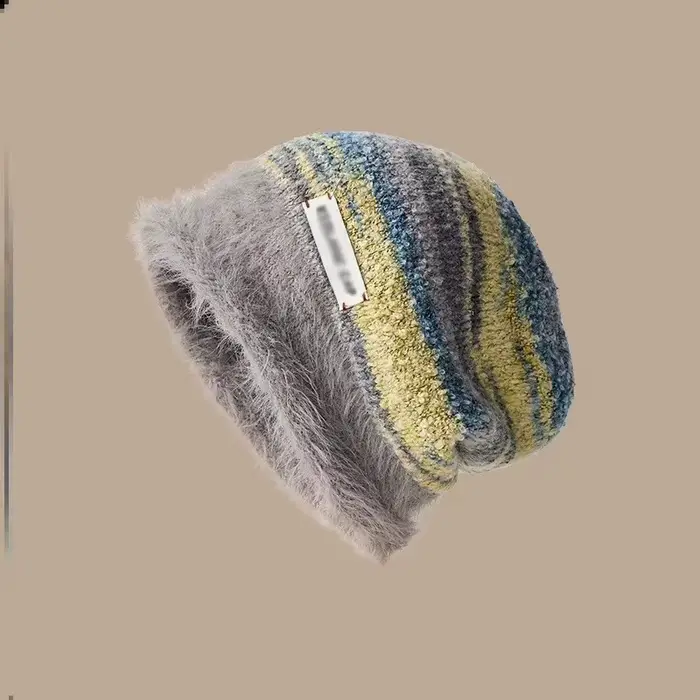 Bonnet en acrylique thermique Maillard pour femmes, surdimensionné, confortable, élégant, idéal pour les grands cheveux, maternité, hiver et plein air ``` ###TITRE### Bonnet en acrylique thermique Maillard pour femmes, surdimensionné, confortable, élégant, idéal pour les grands cheveux, maternité, h