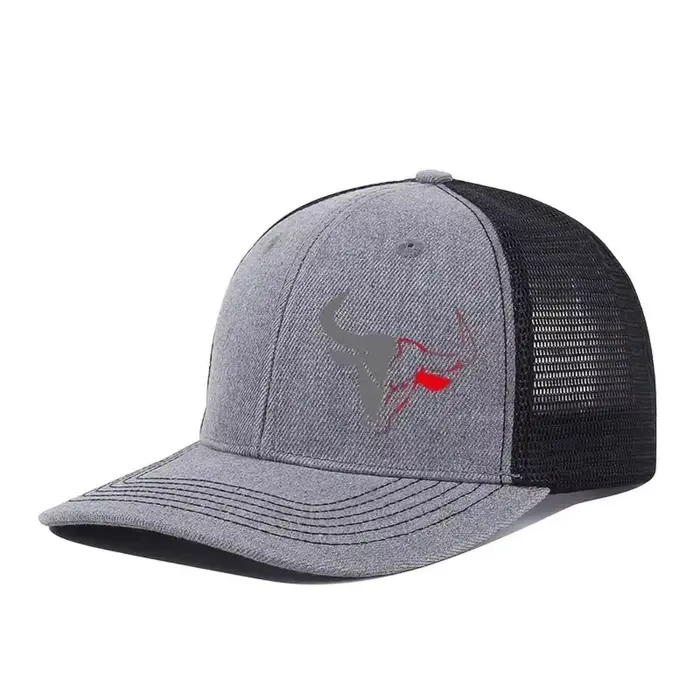 Casquette de baseball décontractée à imprimé tête de taureau