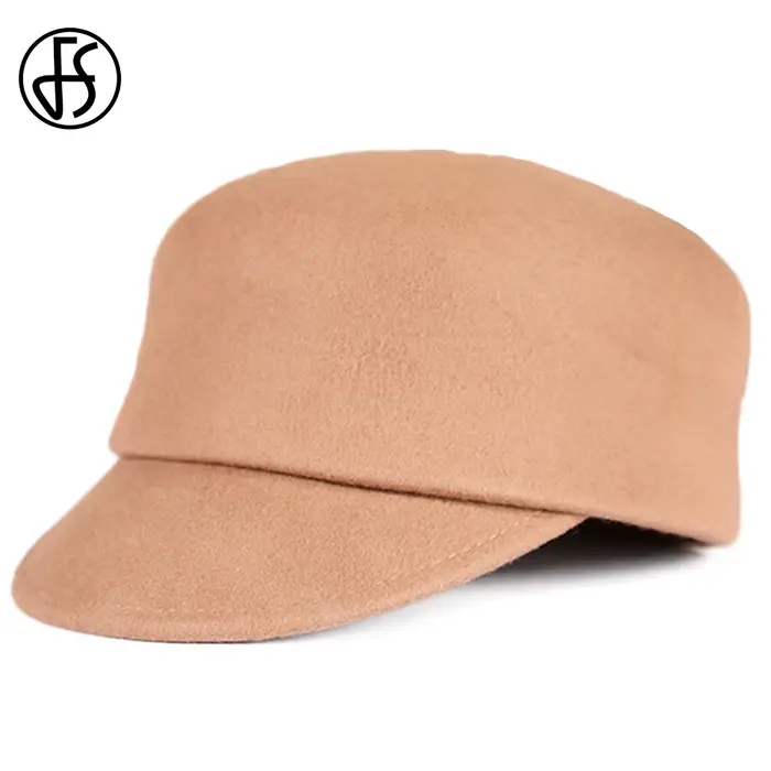 Fedora élégante pour femmes en laine vintage béret britannique chapeaux luxueux petit haut chapeaux blanc kaki automne hiver four seasons soirée formelle