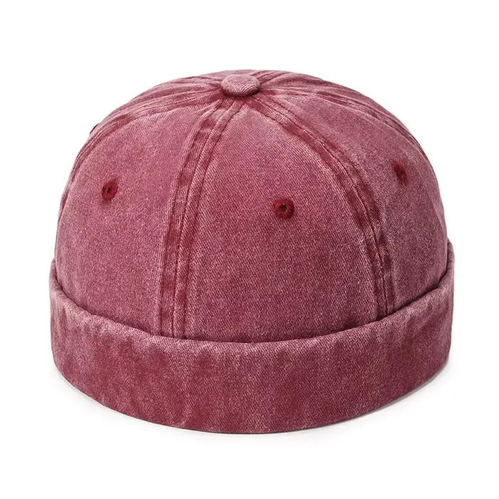 Casquette Docker en Denim délavé pour l'extérieur
