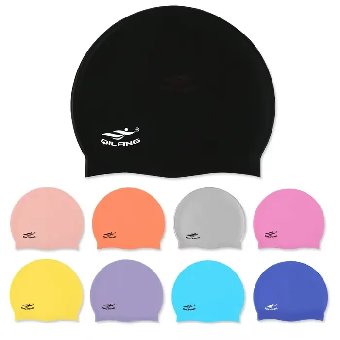 55g Silicone bonnet de bain hommes femmes piscine Sport nautique plongée