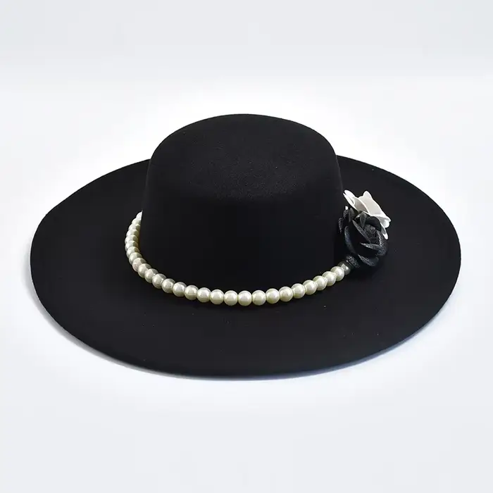 Chapeau Fedora de Style français pour femmes