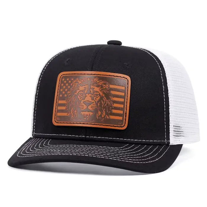 Nouvelle Casquette Hip Hop 2026 avec Écusson Lion, Casquette en Maille, Casquette de Soleil d'Extéri
