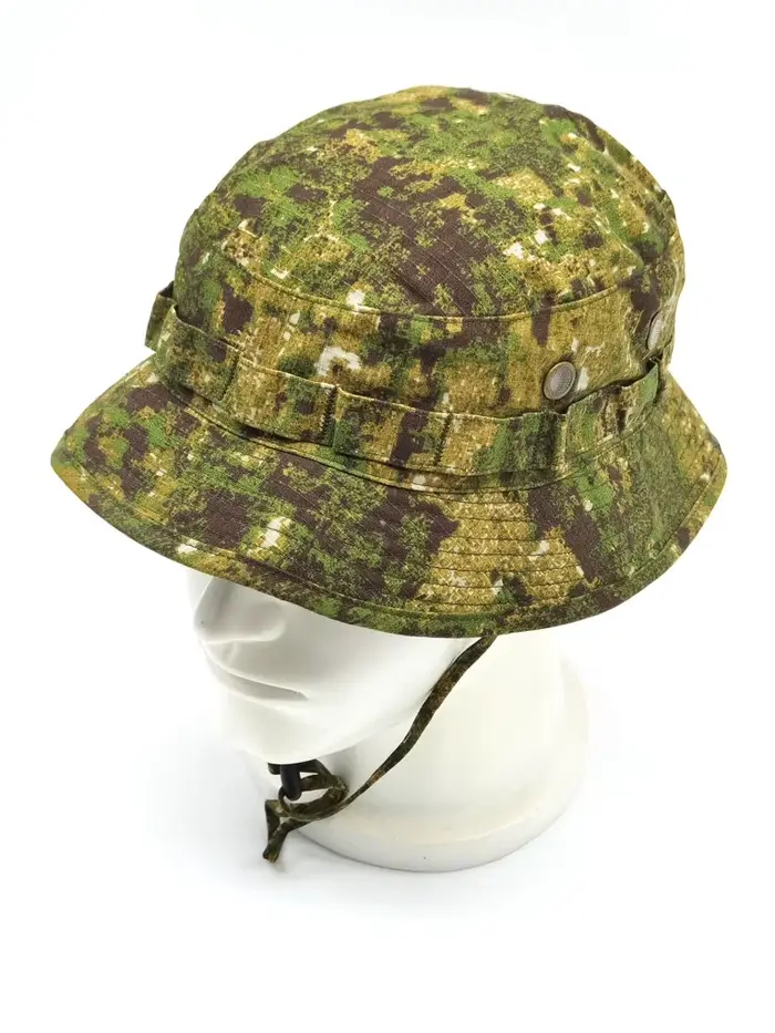 Chapeau de pêcheur tactique Benny chapeau à bord court Camouflage chapeau à bord rond vert respirant