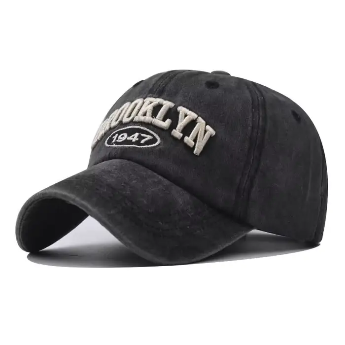 Nouveau chapeau de Baseball brodé en coton Brooklyn
