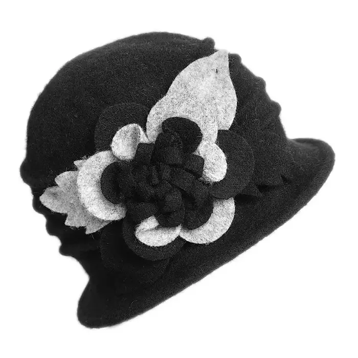 Chapeau de Cérémonie en Laine d'Agneau pour Femme, Classique, Simple, Vintage, Nministériels d Chino