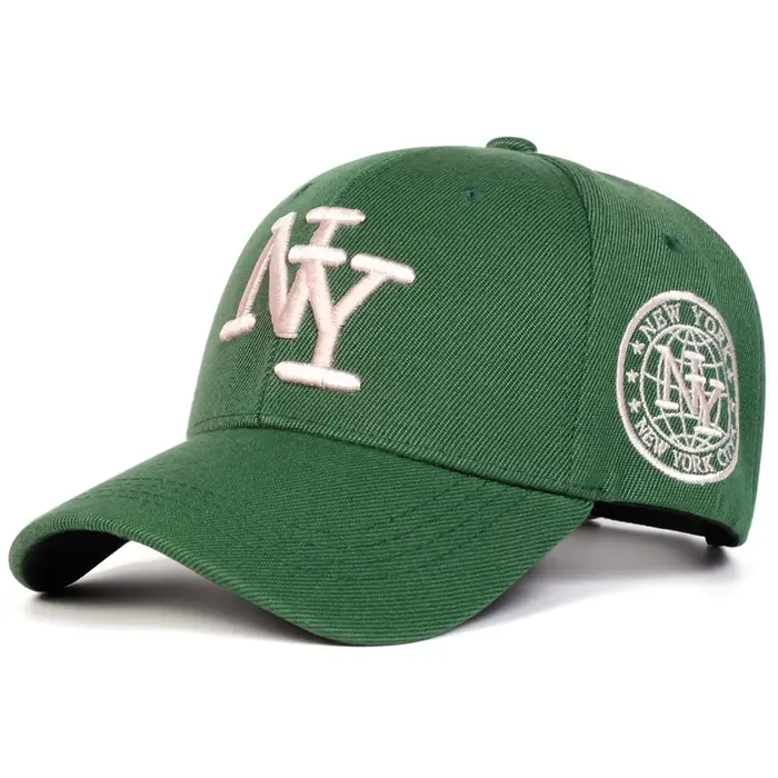 Casquettes de baseball unisexes avec broderie de lettres NY, printemps automne, chapeaux décontracté