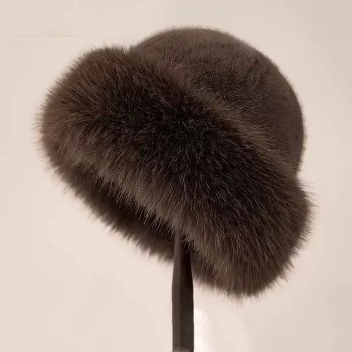 Chapeau de mode coréenne pour femmes hiver épais chaud Imitation fourrure