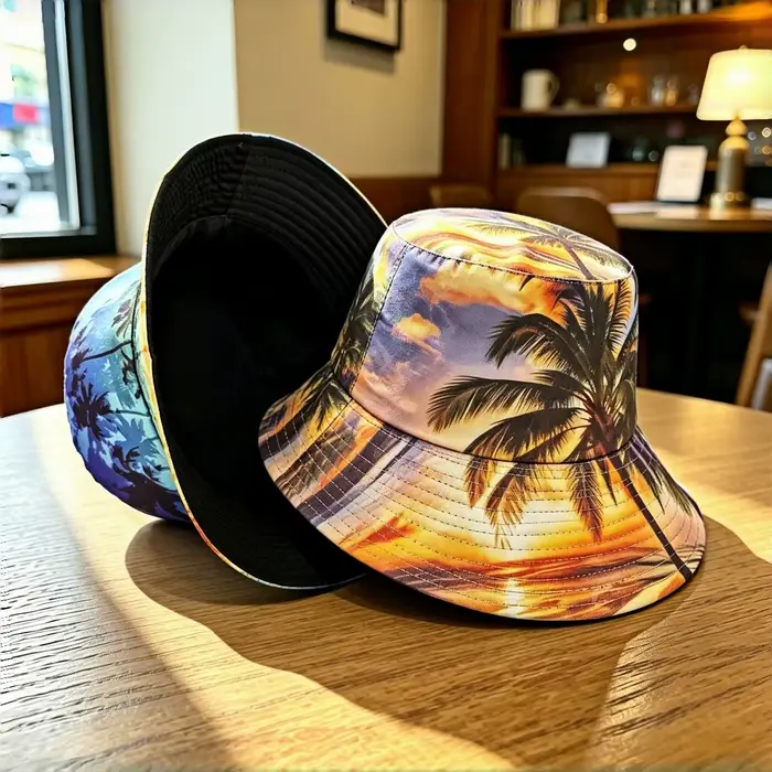 Chapeau de pêche à large bord avec protection solaire