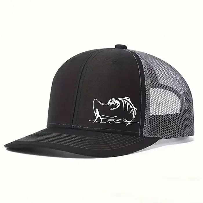 Nouvelle mode Richardson 112 casquette de camionneur Micro incurvée pêche imprimé été maille respira