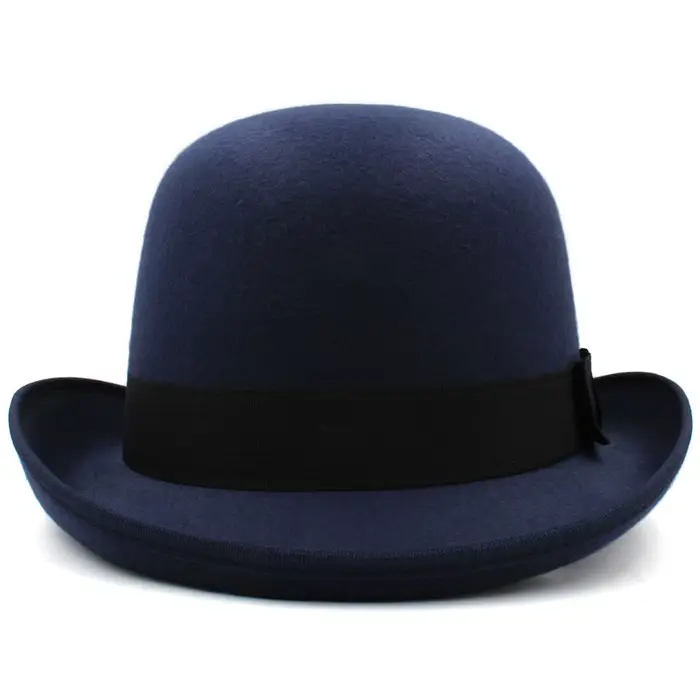 Chapeau melon en feutre pour hommes et femmes, chapeaux de fête classiques, légers, Derby Fedora, ac