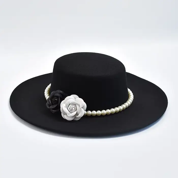 Chapeau Fedora de Style français pour femmes