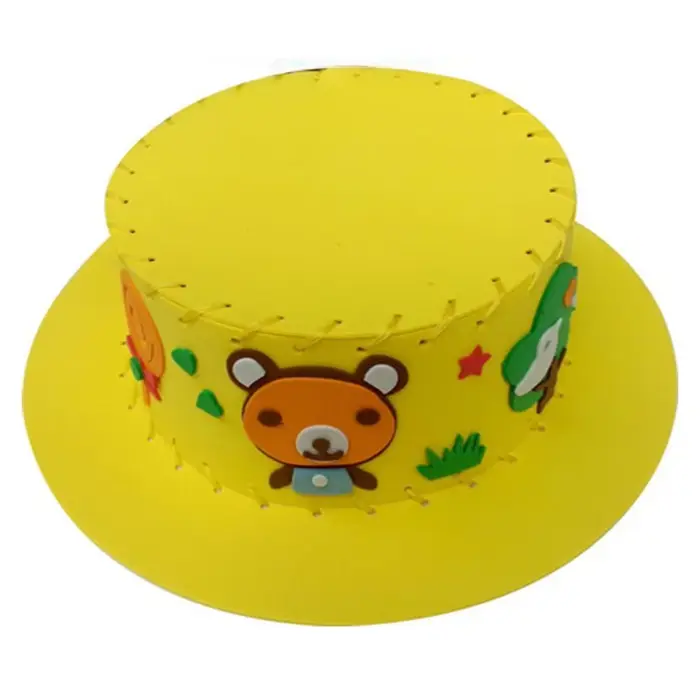 Chapeau EVA EVA de haute qualité, bricolage, cadeau créatif, chapeau de dessin animé, éducation préc