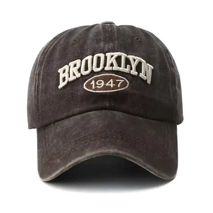 Casquette Snapback Broderie Brooklyn Haute Qualité 2026 pour Hommes, Casquettes de Baseball Vintage 