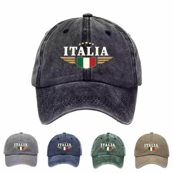 Casquette de baseball avec drapeau italien
