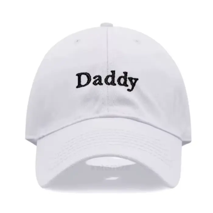 Casquette de baseball vintage brodée « Papa & Maman » en coton réglable, assortie pour parents, pour