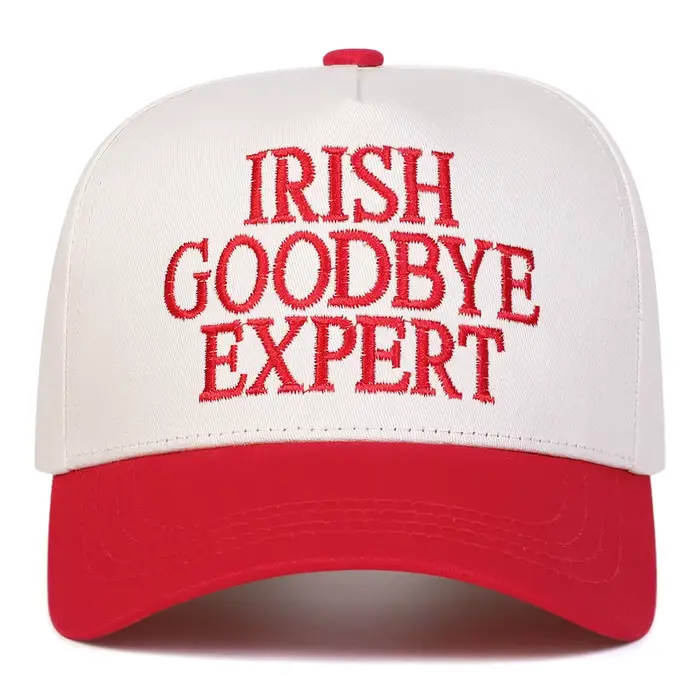Casquettes de baseball brodées unisexes IRISH GOODBYE EXPERT, chapeaux décontractés réglables pour l