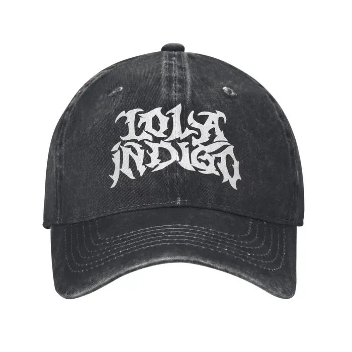 Lolas chanteur danseur Indigoes hommes femmes casquettes de Baseball espagne Tour en détresse lavé c