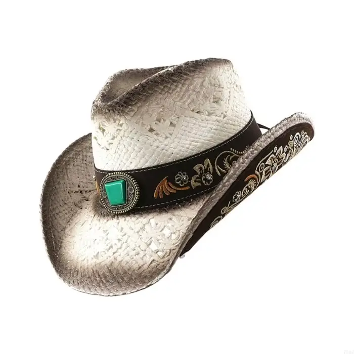 Chapeau paille à larges bords