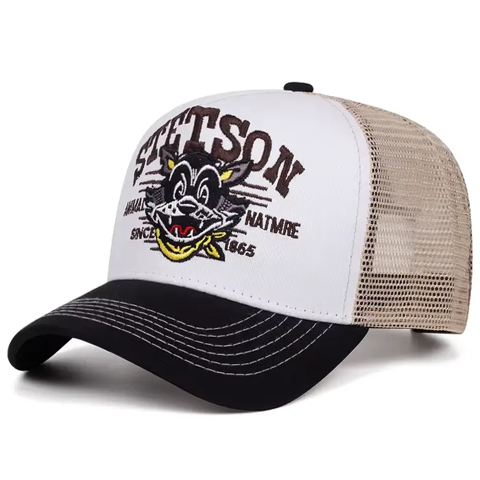 2025 dessin animé nouveau chapeau de baseball STETSON dessin animé chat camion chapeau rue hip hop c