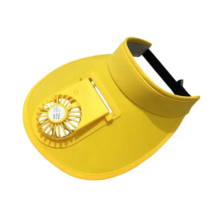 Chapeau de soleil anti-UV tendance à large bord avec ventilateur intégré