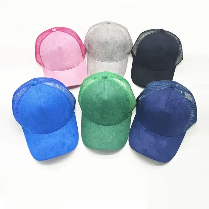 Casquettes de camionneur en cuir suédé pour hommes et femmes