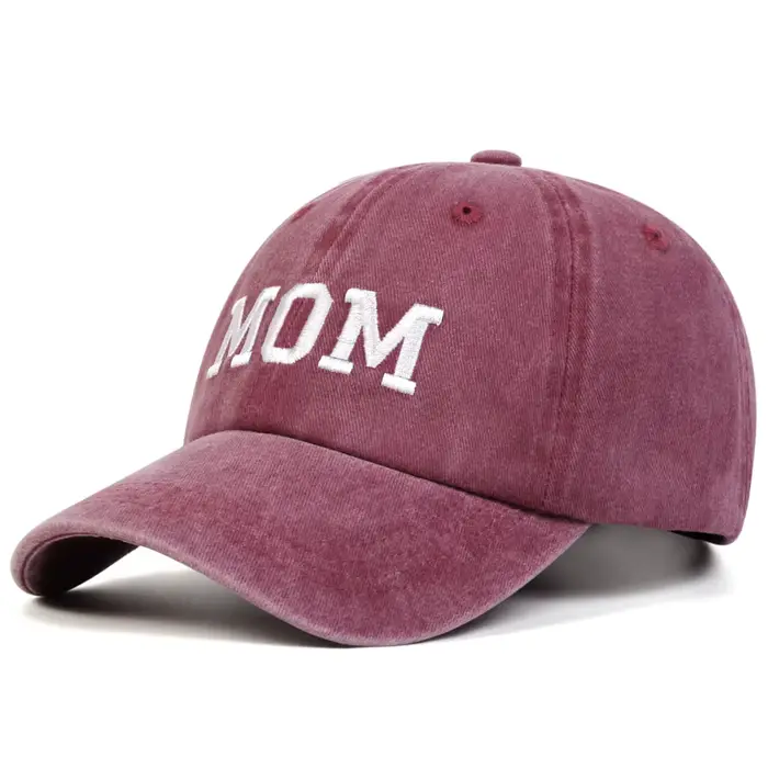 DAD MOM Chapeau de baseball brodé rétro sport décontracté langue de canard chapeau chapeau de soleil