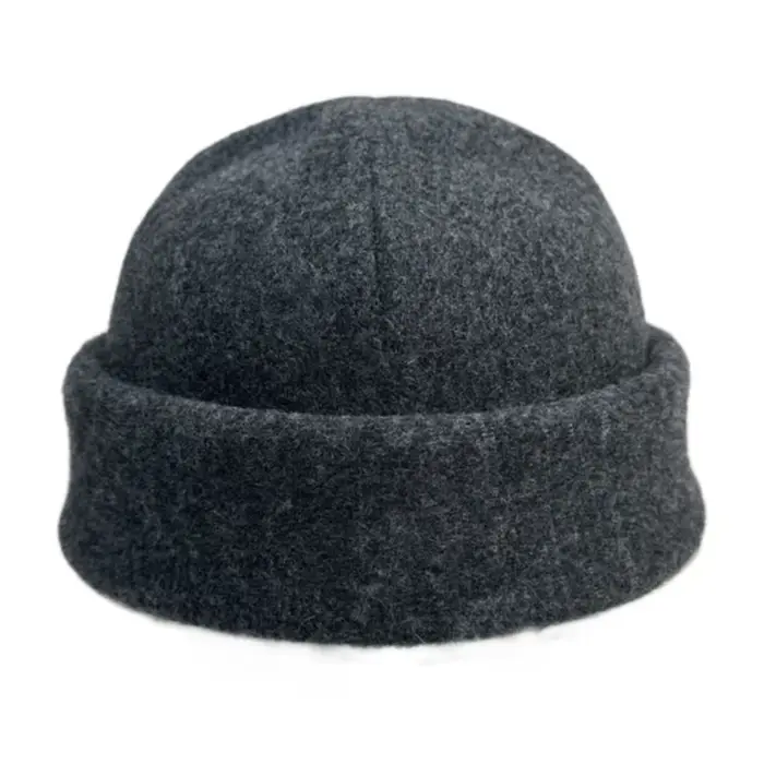 Bonnet en laine mérinos sans couture, taille Flexible, accessoires de Sauna pour hommes et femmes